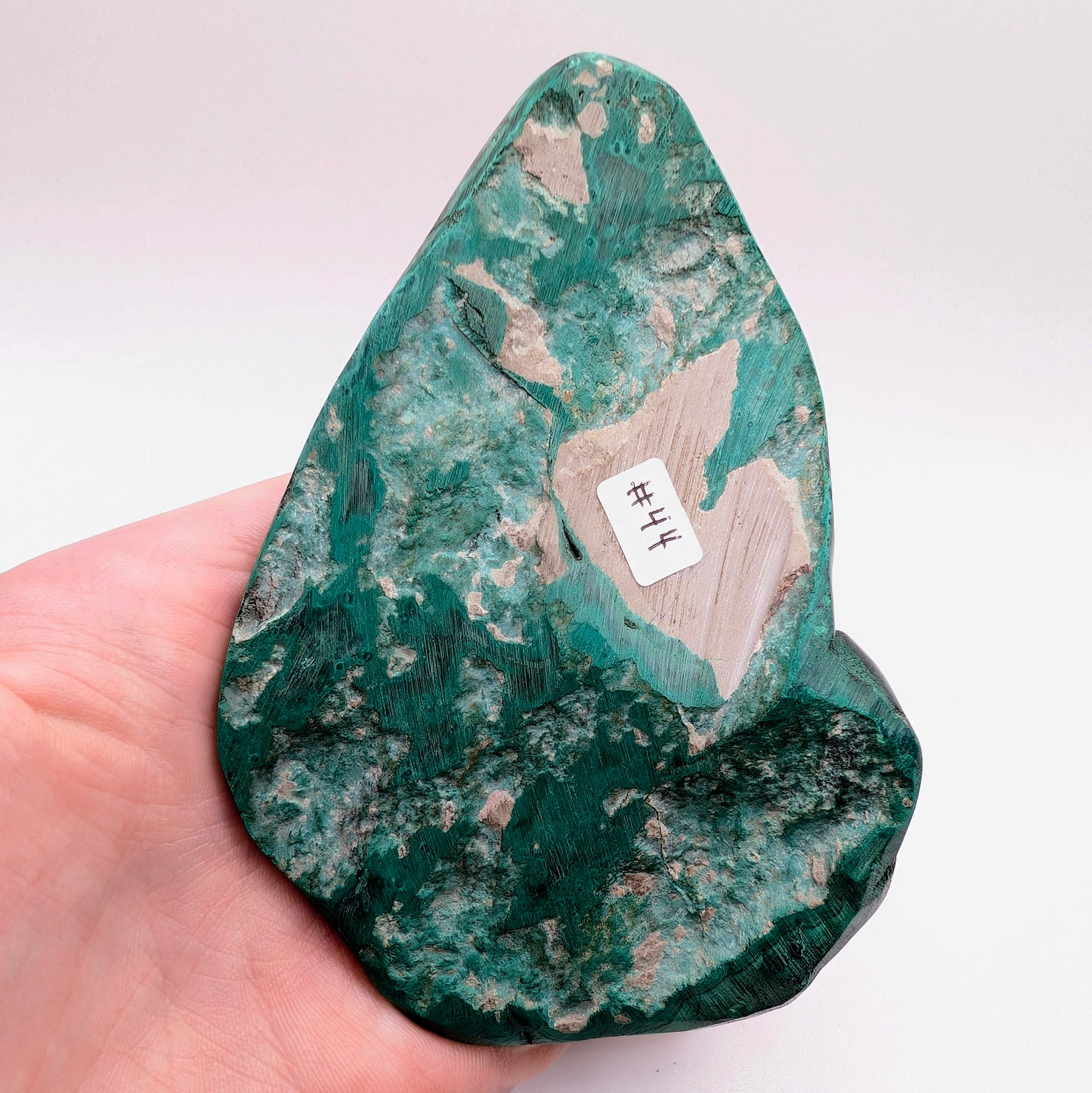 4.43" Polished Deep Green Malachite Specimen - DR Congo