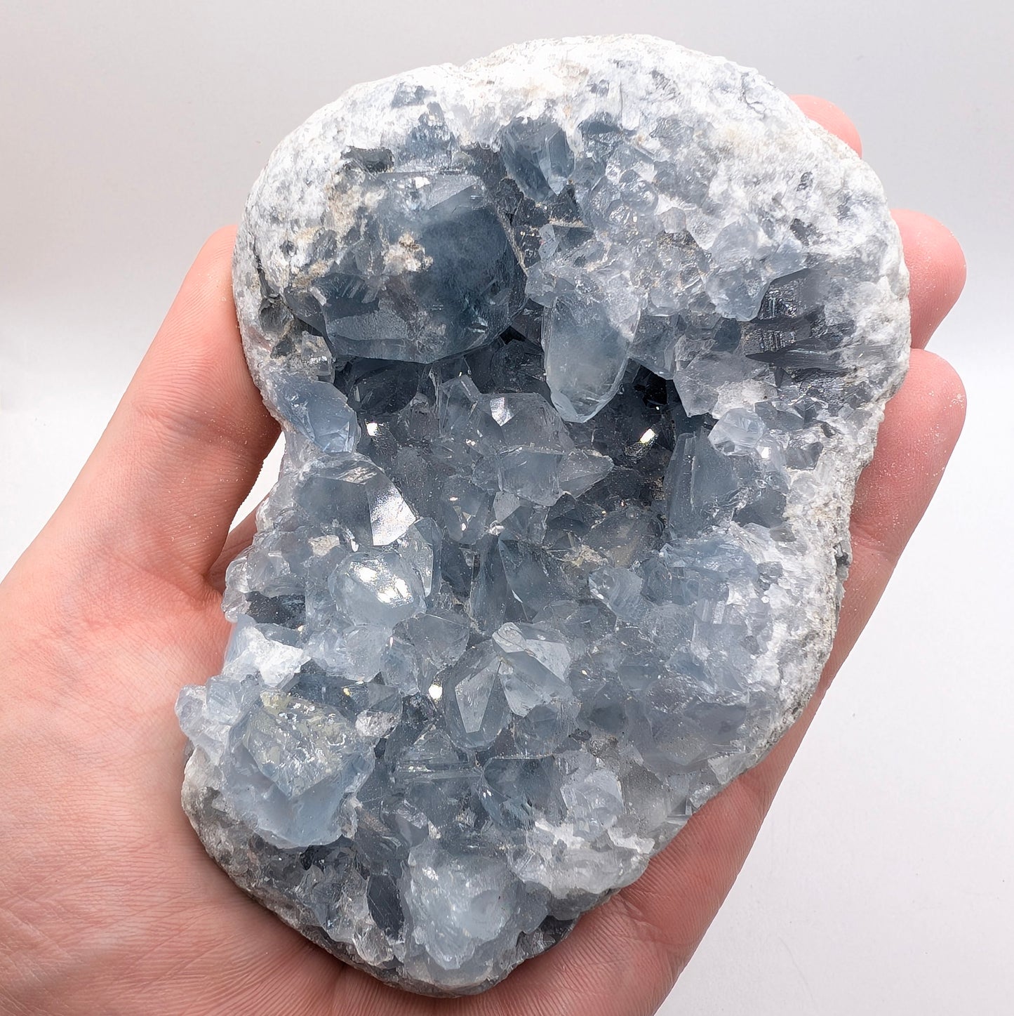 4.93" Celestine (Celestite) Crystal Cluster - Madagascar