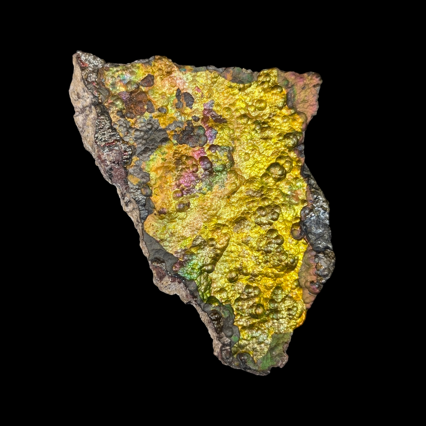 Iridescent turgite specimen from Cocomorachic, Chihuahua, Mexico — Item #855