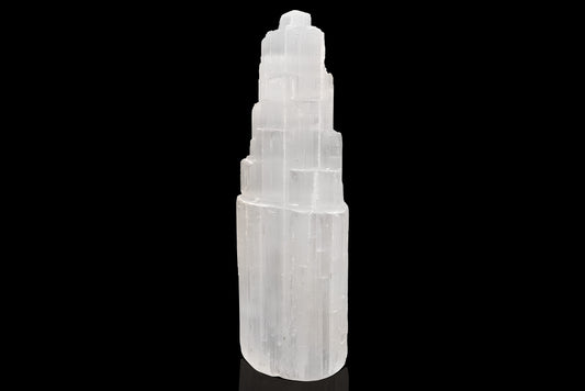 5.9" Tall Selenite Tower - Morocco